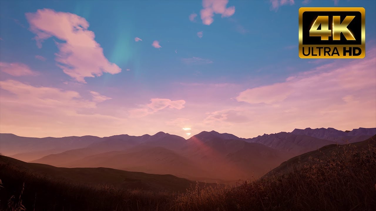 Rising Sun Mountain View – 1HR LOOP 4K 60FPS - YouTube