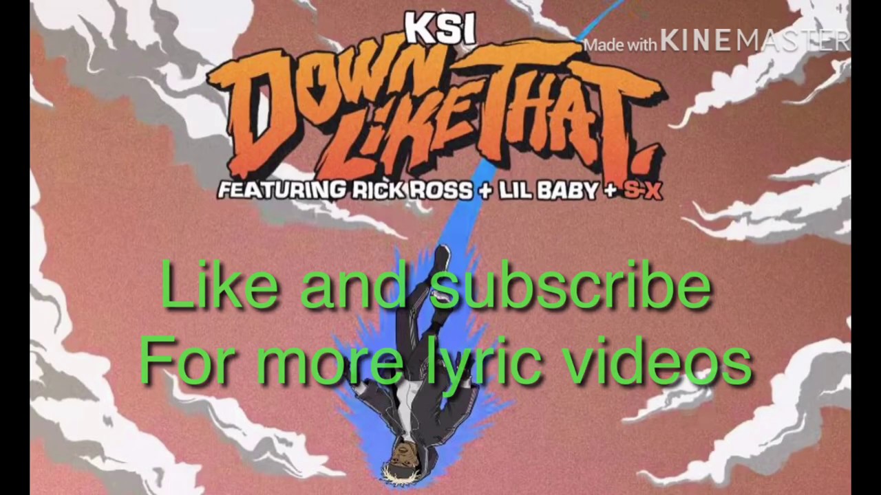 Ksi - Down Like That feat (lil baby, S X, Rick Ross) (lyrics/ lyric video)