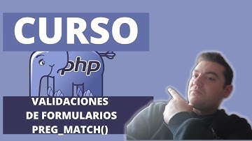 ✅  VALIDACION de FORMULARIOS con PHP con preg_match()