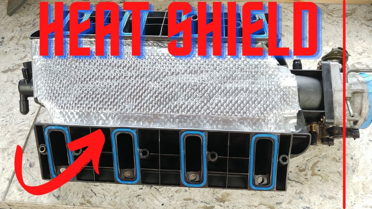 LS1 Intake Heat Shield Install YouTube