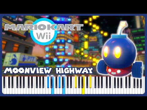 Moonview Highway - Mario Kart Wii