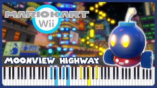 Moonview Highway ~ Mario Kart Wii | Piano Cover (+ Sheet Music)