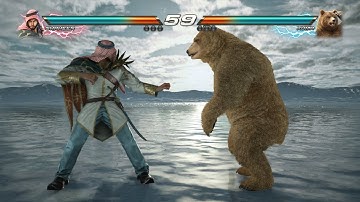 Shaheen vs Kuma (Hardest AI) - Tekken 7 Arcade