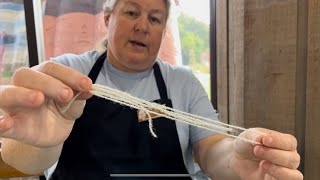 Wool dying at the MS Science Festival