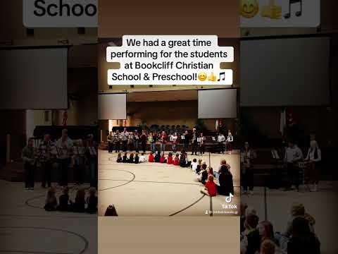 We had a great time performing for the students at Bookcliff Christian School & Preschool!😊👍🎵