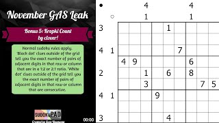 Monthly Sudoku - November 2024 Bonus 5