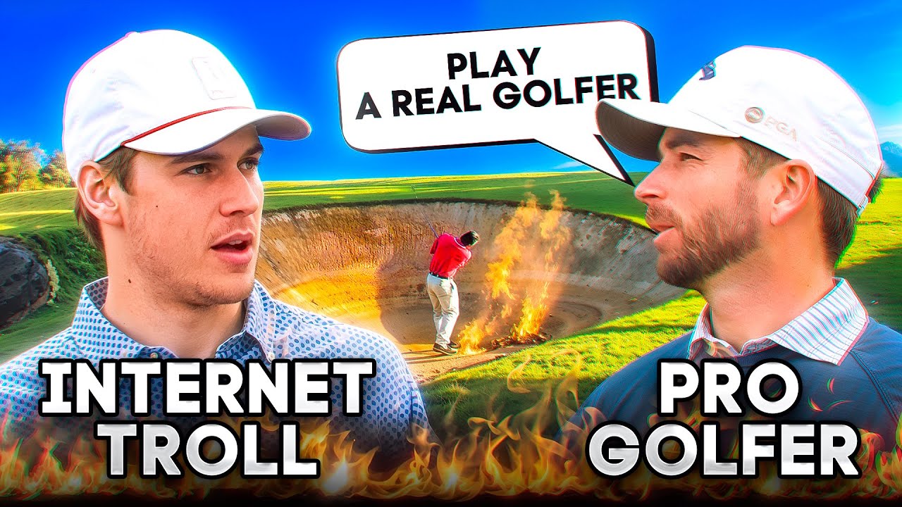этот профессиональный гольфист бросил мне вызов! (удар 4 удара, эпизод 1)