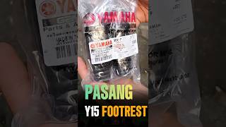 Installing New Footrests on Yamaha Y15 🔧 #bikemods #repair #motorycles