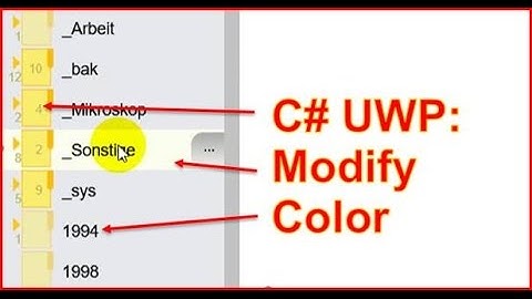 Modify Windows Color  on Universal App #UWP SolidColorBrush