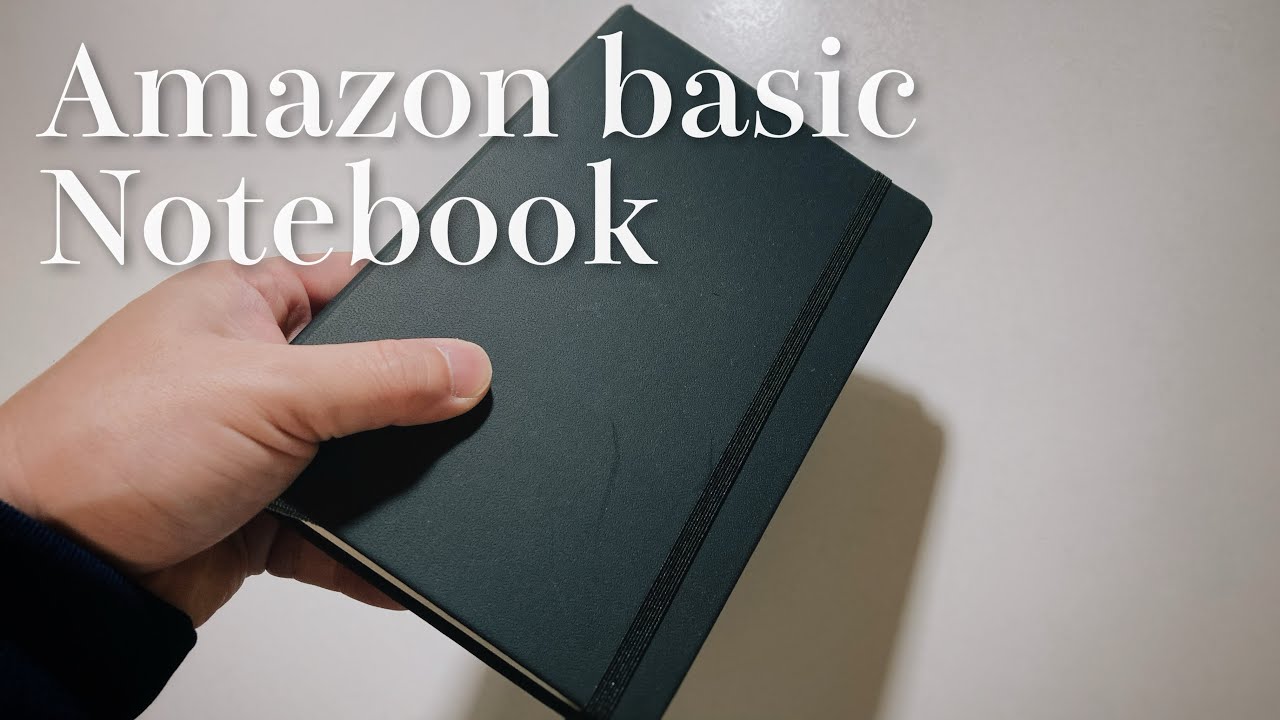 ジャーナリングにおすすめのハードカバーノート!コスパ、デザイン、紙質の総合王者!AmazonベーシックA5ハードカバーノート