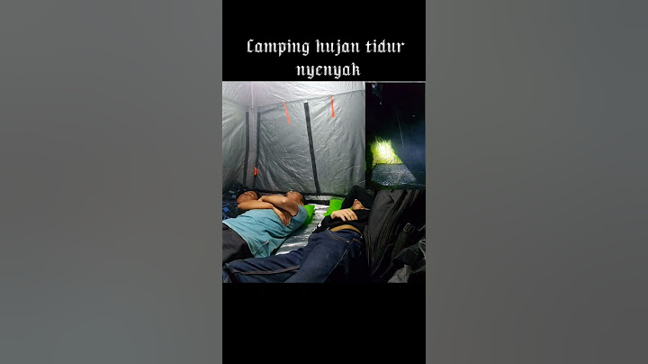 Camping hujan #camping #heavyrain