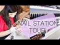 Updated Nail Station Tour! 2020 | Salon Tour | Nail Tech Desk | Organization