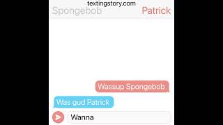 Spongebob trying to go jellyfishing with Patrick