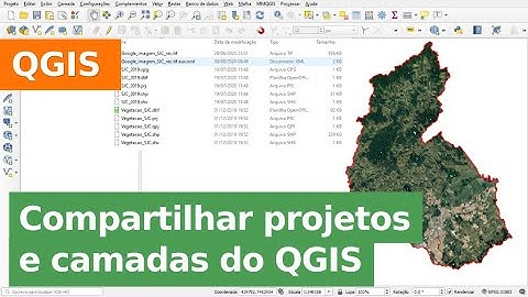 Como compartilhar projetos e camadas do QGIS
