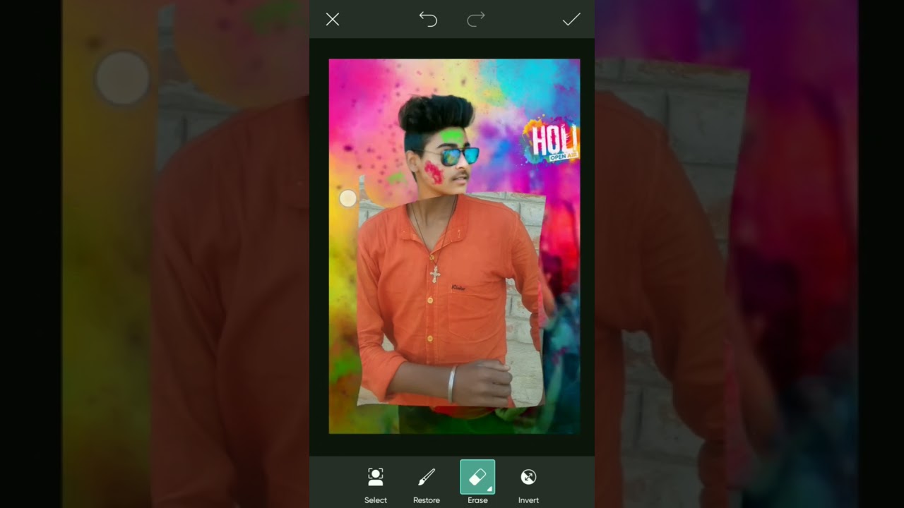 Holi Photo Editing 🔥