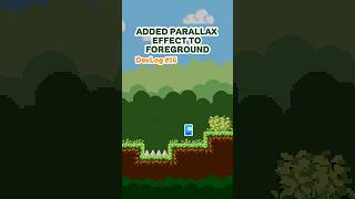 I added parallax effect to foreground layer DevLog: 16 #godot #gamedevlog