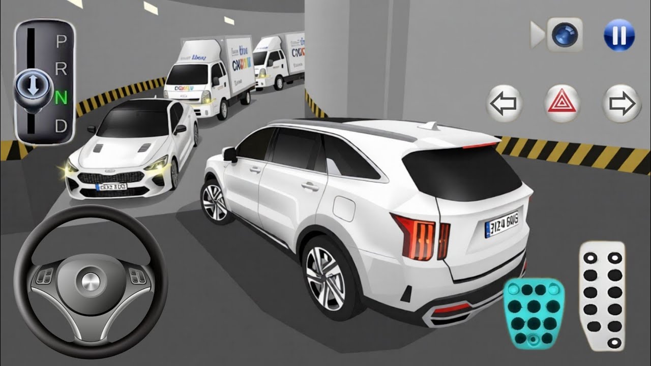 New Kia Sorento Car Stuck in Parking Building - 3D Driving Class Simulator 2026 _ Car Game #cargame