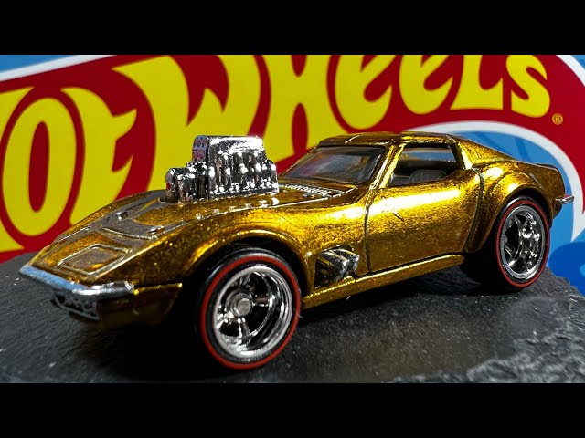HOTWHEELS PREMIUM 68 CORVETTE GAS MONKEY GARAGE MIDAS MONKEY