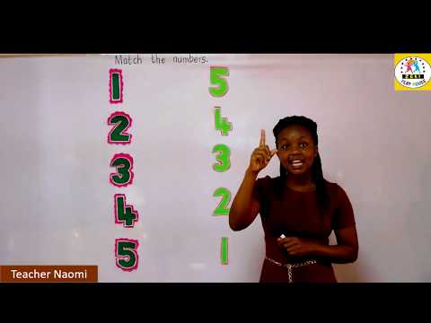 Playgroup/Reception Class: Number Matching -  Free Preview of Zeki Playhouse School Online Learning