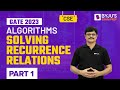 Recurrence Relations Questions in Algorithms (Part-1) | GATE Computer Science (CSE) 2023 Exam