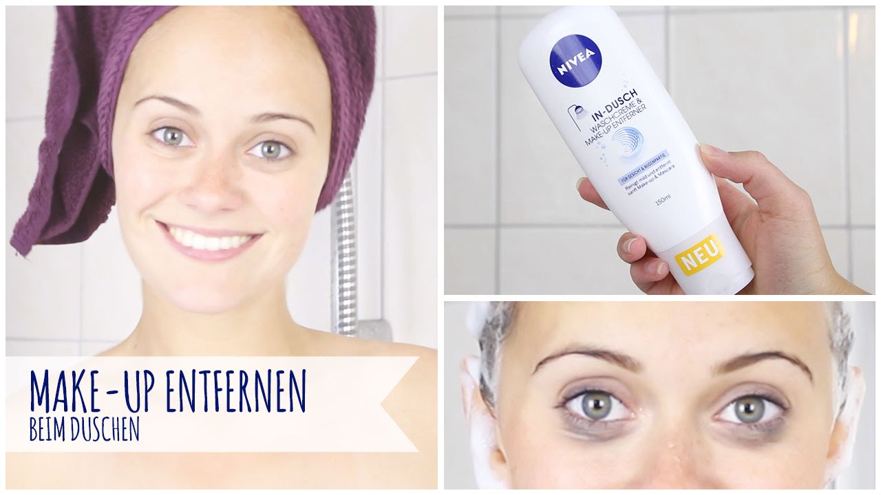 Make-up entfernen beim Duschen I Snukieful