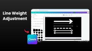 How to Change the Weight of a Line in Canva