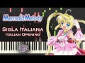 Mermaid melody italian opening piano cover  synthesia piano tutorial