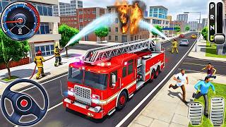 Real Fire Truck Driving Simulator 2026 - New Fire Fighting Fireman's Daily Job - Android Gameplay screenshot 3
