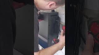 Removing a wall mounted fireplace