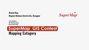 Creating Emergency Services Map of Rangpur using SuperMap iDesktop