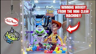 PLAYING MINI CLAW MACHINE FILLED WITH TOY STORY CHARACTERS!! screenshot 2