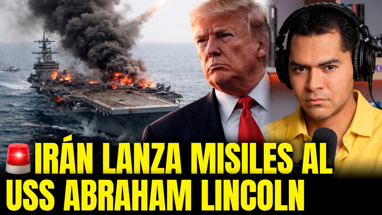🚨IRÁN lanza MISILES al USS Lincoln tras orden de TRUMP: QUEDA EXPUESTO