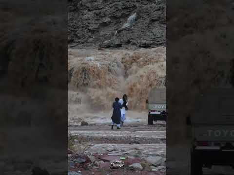 شلالات مقنا منطقة تبوك اليوم مقنا املج مويلح ضباء حقل شرما شتاء تبوك