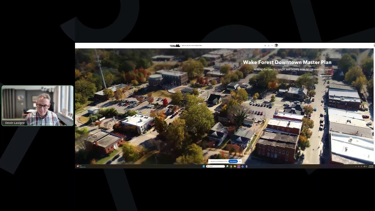CEUM 2025.II: "Downtown Wake Forest: Utilizing Procedural Modeling in the Planning Process"