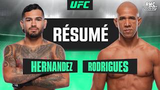 Résumé UFC : Hernandez v Rodrigues, qui s'est adjugé le Main Event ? (UFC Fight Night)