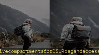 28L Camera Backpack Bag for Men or Women Photographers with Waterproof Rainfly, Laptop Sleeve &amp; Rem