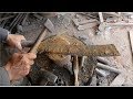 Old Rusty Machete Restoration / A Big Rusty Golok Machete Restored Using A Few Power Tools