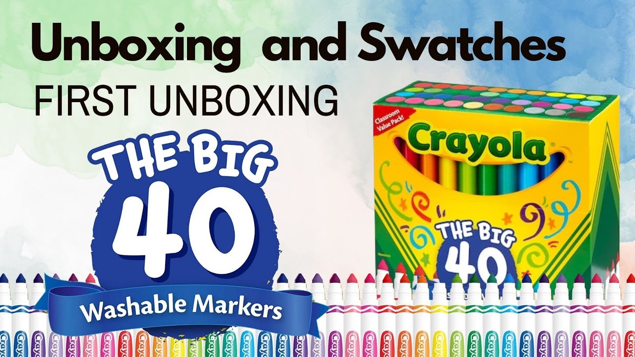 Crayola 40 Ultra-Clean Fine Line Washable Markers