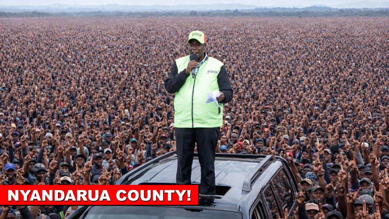 Shocked Ruto as Gachagua roars in Nyandarua County to sell Wantam slogan!🔥