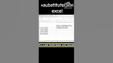 how to convert date formate in excel ! substitute fun #excel #excelsikho #exceltips @exce #viral