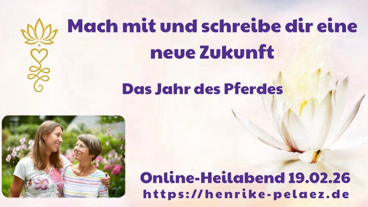 Mach mit und schreibe dir eine neue Zukunft - Das Jahr des Pferdes 