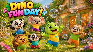 Baby Dino's Fun Playdate! 🦖🎵 | Dino & Friends | Kids Songs & 3D Cartoon