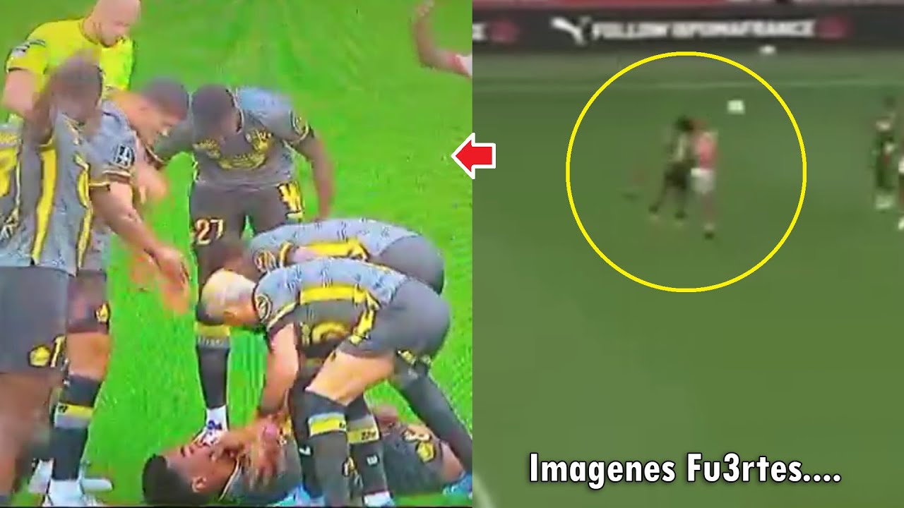 ASI FUE EL TERRIBLE GOLPE de ANGEL GOMES con LILLE