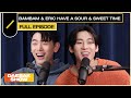 Bambam and eric have a sour  sweet time burping together  daebak show s3 ep3