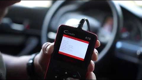 Launch Creader 419 CR419 Code Reader Video Review