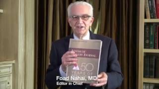 Aesthetic Surgery Journal Issue Highlights Dr. Foad Nahai May'17