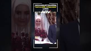 Yeni evlenen çiftten düğüne “Takıyla değil, yetimle gelin” çağrısı