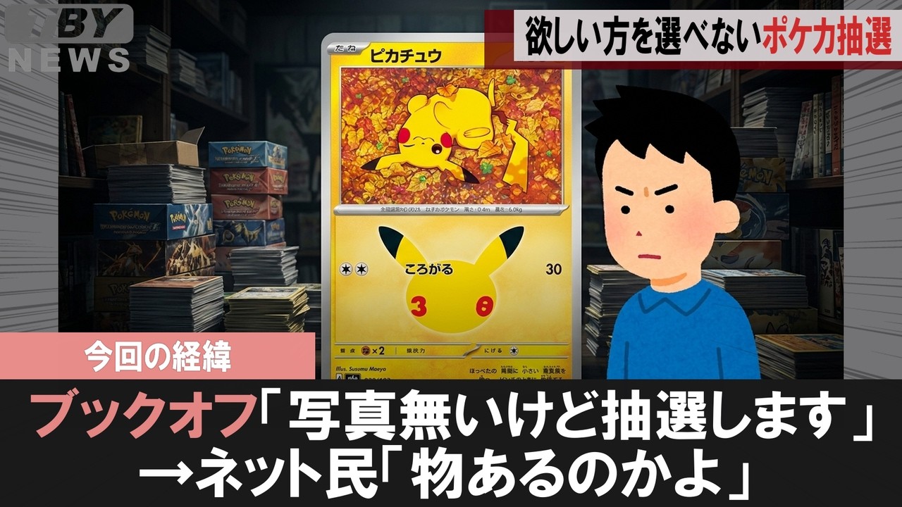 ポケモンカード　やや古めの物　まとめ売り 転売ヤー速報】ポケカ30周年、現物写真なしの抽選に60人超が応募させ