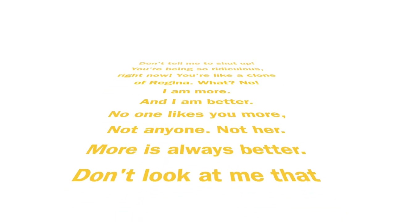 (LAST VIDEO OF 2025) More is Better by MTI's Studio Cast