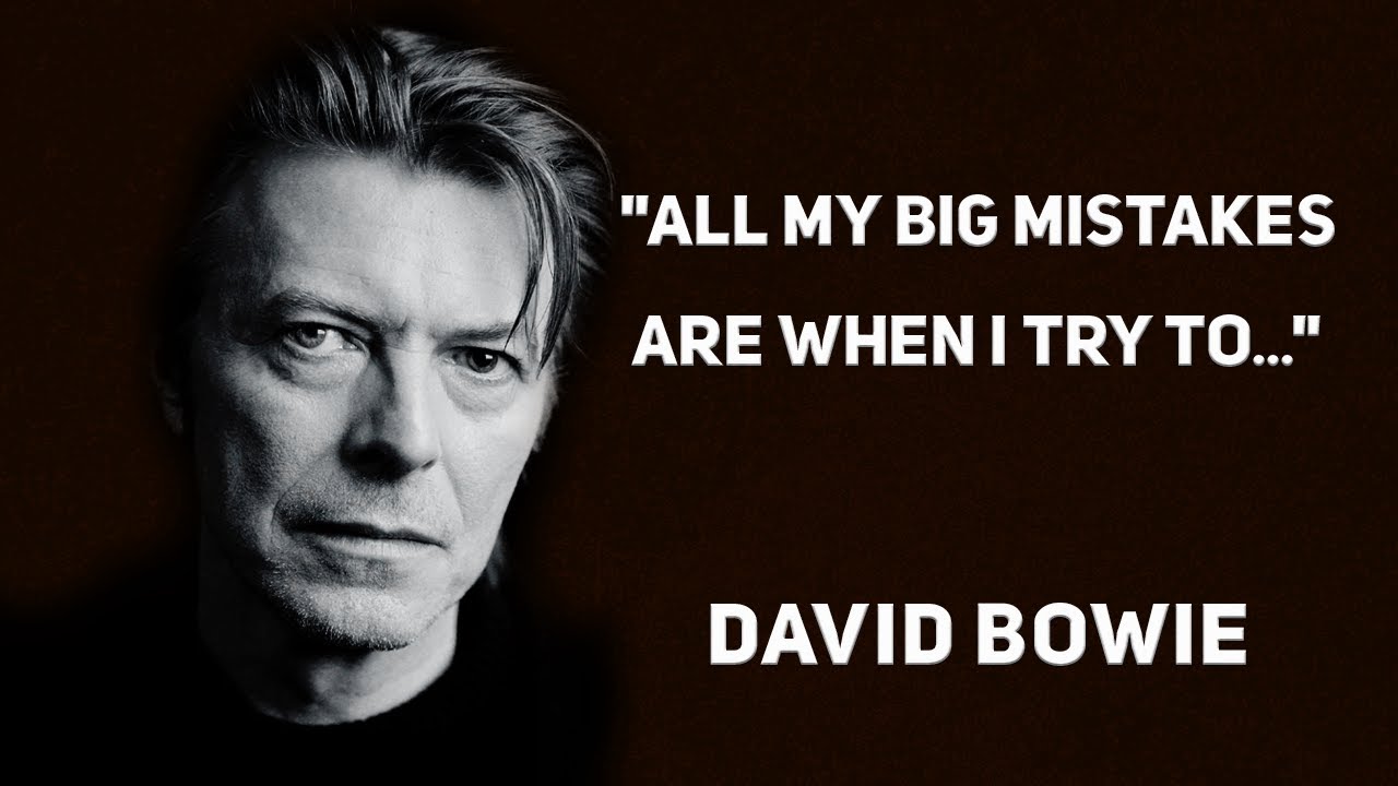 David Bowie's Path to Greatness Insights on Creativity and Inspiration | Great Minds Quotes